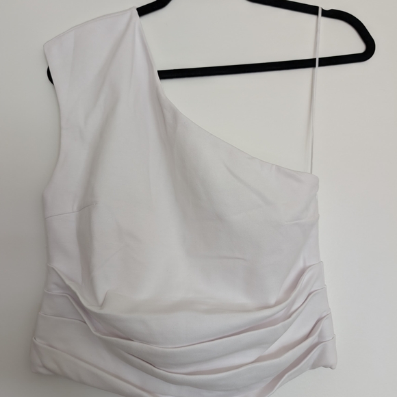 Zara Off The Shoulder White Blouse - Picture 1 of 5